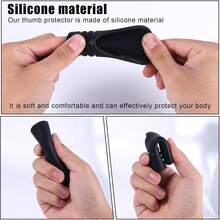 BOXOB Protector de Pulgar de Béisbol y Sóftbol, Silicona Escudo Protector Equipo Entrenamiento para Atrapar Accesorio Guante para Prevenir Lesiones en Las Manos y Picaduras - Talla Infantil - Ver 11