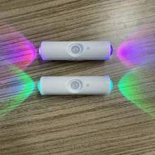 Motion Sensor LED Night Light - RGB/3-Color Magnetic Ambient Lamp, USB Rechargeable, Auto On/Off, Dimmable, Suitable For Wardrobe, Entrance, Bedside Table And Corridor - Multicolor - View 17