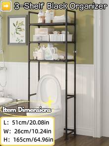 1pc Space-Saving Multi-Layer Bathroom Laundry Storage Rack Over Washing Machine Organizer Wash Rack Home Storage Gadget Laundry Room Organization Shelf Kitchen Items Kitchen Accessories Kitchen Kitchen Tools - Multicolor - View 6