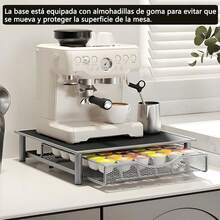 NCONCO Cajón para Cápsulas de Café, Cajón Porta Cápsulas 36 Capacidad Organizador para Cápsulas de Café  Accesorios para Cafe para Oficina y Cocina del Hogar