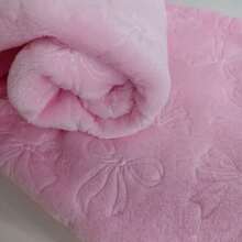 Set Of 2 3D Baby Blankets, Girl/Boy Blanket, High Relief, Personalized Maternity Blanket - 2 粉紅絲帶 - 查看 5