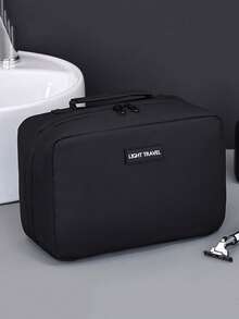 1pc Men's Waterproof Toiletry Bag, Wet & Dry Separation, Portable Travel Cosmetic Organizer - Multicolor - View 13