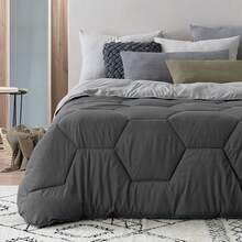 ESQUIMAL Edredón Acolchado Relleno Down Ultra Suave.para Todo Clima.para Uso como Edredón o para Funda Duvet.Hipoalergénico.(Blanco, King Size) FIMG - azul - Ver 21