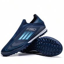 Men's Football Shoes Professional Sports Football Boots Suitable For Outdoor And Indoor Wear - Royal Blue - View 4