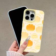 Funda para teléfono con diseño de pan de sol, compatible con teléfonos ,  17,  16 Pro Max,  15 Pro Max,  13 y  12. Fabricada en TPU para una protección eficaz contra golpes y caídas. Un regalo ideal para familiares, amigos, seres queridos, parejas y para Navidad. - Amarillo - Ver 4