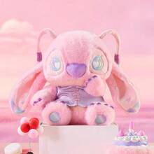 Miniso 1个史迪奇系列新款中国风梦幻变身天使坐姿毛绒娃娃（甜香） - 身着新款中国风服饰，散发甜香，摆放在桌上增添优雅氛围 - 彩色 - 查看 1