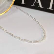 Set Of 2 Luxury Women's Necklaces With A Sparkling Heart-Shaped Pendant Set With Cubic Zirconia. - 銀色 - 查看 6