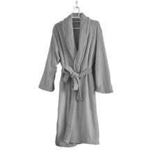 well you want me Adult Winter Microfiber Unisex Bathrobe - Wholesale Colors - Xám - Xem 1