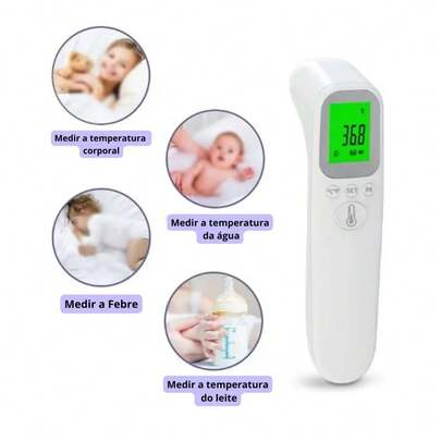 Termómetros digitais de raios infravermelhos para uso doméstico Termómetros para bebés