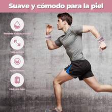 Polainas Para Tobillo, 2 Pcs Pesas Para Tobillos, Polainas para Muñecas, Pesas Para Muñecas y Tobillos Ajustables, Ankle Weights para Ara Ejercicio, Correrr, Caminar, Footing, Pilates - Negro - Ver 2