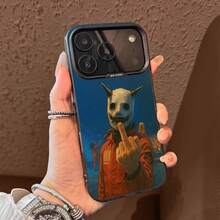 Funda de teléfono C-Corey T-Taylor para 17,16,15,14,13,12,11,Pro,Max,Plus,E, cubierta de TPU negra - Z1 - Ver 10