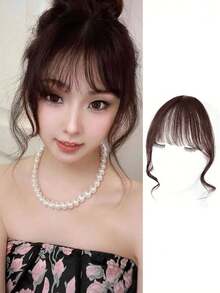 动漫风龙须双丸子头耐热合成刘海假发，女士适用，适合角色扮演和时尚造型，时尚发饰 | 动漫发型 | 耐热假发，动漫发饰 - 彩色 - 查看 12