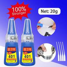 1/2/3/5 Pieces Of Super 401 Glue, Suitable For Various Applications, Transparent Cyanate Adhesive Instant Quick-Drying Super Glue Gel Tube Adhesive Plastic, Metal, Glass, Leather, Nail Art,Wood, Rubber, Jewelry, DIY Process Maintenance, Beaded Jewelry Production Leather Repair, High Temperature Footwear Maintenance Glue Multi-Purpose - Multicolor - View 12