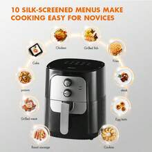 Freidora  Inteligente, 10 Programas y Apagado Automático - Tipo de Enchufe A USA (110-127V) - Ver 9