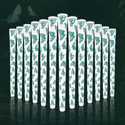 5 szt. wytrzymałych uchwytów do kijów golfowych z technologią antypoślizgową, do stosowania w każdych warunkach pogodowych