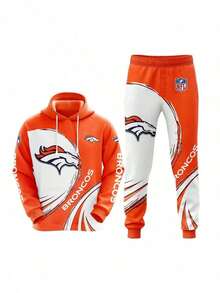 Denver Broncos  Football Team Sport Hoodie Tracksuit  Men's And Women's Hoodie Set - Phong cách - Xem 1