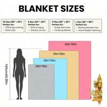 1pc Jisung Themed Flannel Blanket - Soft Warm All-Season K-Pop Inspired Bedding With Lyrics & Music Notes, Cozy Gift For Fans, Machine Washable Contemporary Style Home Decor-280gsm - Nhiều màu - Xem 3