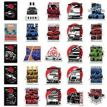50pcs Racing Car Stickers, Sticker Collection, Christmas Gift, Small Gift, Collectibles - Multicolor - View 6