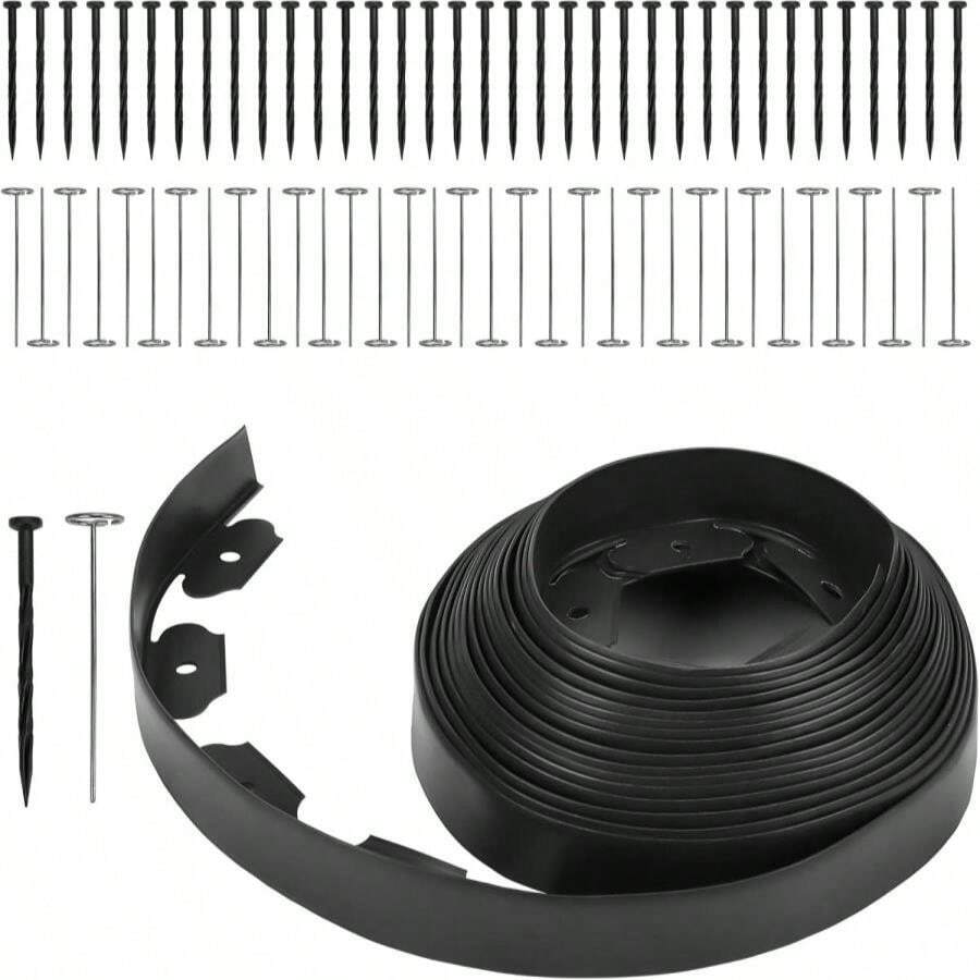 Greaner Landscape Edging, 2 Inch Tall | 40 FT Lawn Edging And Landscape ...