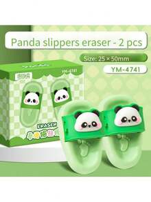 1 Pair Of Cartoon Slippers Erasers, Multiple Styles, Creative Erasers. Low Debris, Wipe Clean, Mini Portable Erasers, Designed With Cute Animals, Suitable For School And Office Supplies, School Stationery | Fun Design | Erasers, Cute Erasers, Girl Slipper, School Eraser, Capibara Eraser, Eraser, Rubber Eraser, Food Eraser, Fun Eraser, School Supply, Eraser For School
