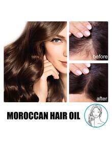 1PC 100ml Aromatherapy Essential Oil Moroccan Hair Oil, Moisturizing And Nourishing, Suitable For Curly, Dry, Damaged Hair - 100ml - View 6