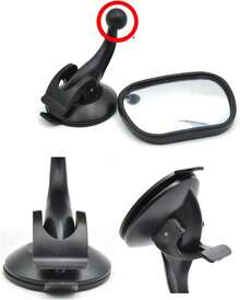 Espejo Retrovisor para Bebé Auto, Rotación de 360 °   Espejo de Observación de Coche para Bebés para el Asiento Trasero Baby Safety Mirror para Vigilancia, Espejo Convexo de Gran Angular - 1 - Ver 8