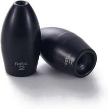 Nako.10 Paquetes de Pesas de Tungsteno para Pesca| Pesas de pesca para la pesca de lubina| Paquete Buck - 1/4 oz - paquete de 10 - Ver 11