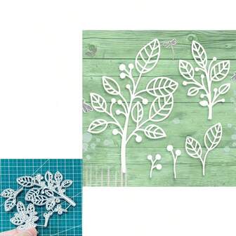 Leaves Metal Cutting Dies Stencils For DIY Scrapbook Photo Album Paper Card Decorative Craft Embossing Dies