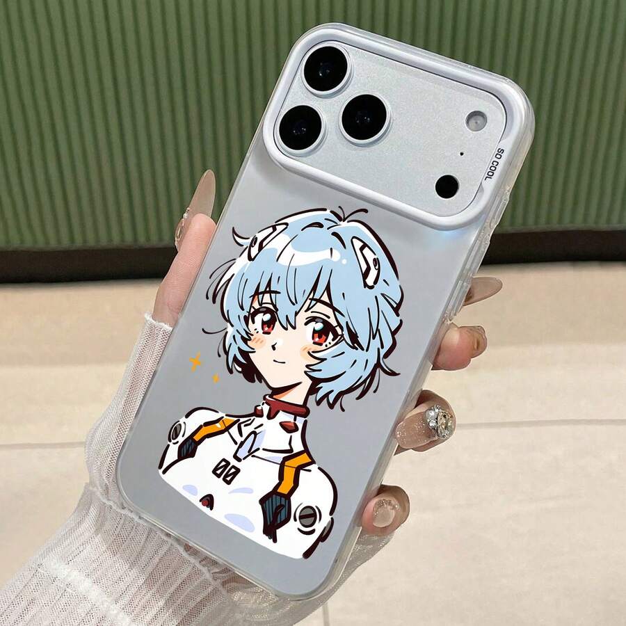 Funda para teléfono con diseño de personaje de anime, compatible con Samsung, 17, 16 Pro Max, 15 Pro Max, 13 y 12. Fabricada en TPU para una protección eficaz contra golpes y caídas. Un regalo ideal para familiares, amigos, seres queridos, parejas y para Navidad. - Blanco - Ver 1