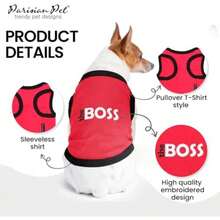 Parisian Pet T-Shirt, XX-Large(XS The Boss) - Multicolor - Ver 4