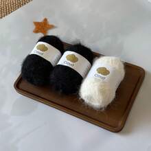 3 Batches Of 40g/Batch, Hand Knitting [3115] Long Fiber Knitting Yarn, For Handmade Hats, Scarves, Blankets And Other Products, Soft Texture, No Shedding, Easy To Knit, Each Batch Length Approx. 360m±392 Yards. - Multicolor - View 32