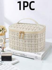 1 件化妆包、洗漱包、旅行收纳包、化妆品收纳包、适用于家庭、学校、宿舍、旅行、大容量女士化妆包、男士美容袋夏季旅行、度假居家浴室装饰节日化妆收纳浴室配件返校 - 彩色 - 查看 15