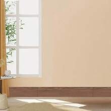 1片5米 x 15厘米自粘木纹踢脚线墙纸，可移除，复古木纹图案，哑光表面，适用于家具、门、地板、瓷砖表面 - 轻松DIY家居装饰，适用于客厅、楼梯、厨房、墙贴