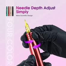 Kiss Of Dragon 1PC Wireless Tattoo Machine Pen Professional Eyebrow Lip EyelinePermanent Makeup Tattoo Machine For Artists - Multicolor - View 6