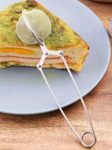 Stainless Steel Flour Sifter, Sugar Canister And Creative Tea Infuser - Perfect Kitchen Tools For Making Tea, Seasoning Dishes, Adding Ingredients To Hot Pot, Baking And Cooking - Silver - View 10