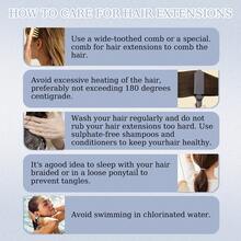 120g 8pcs/Set Remy Human Hair Clip-In Extensions, 1B Natural Black, Double Wefted, Thick And Voluminous Full Head Coverage - S1B - View 10