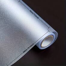 1pc Static Cling Frosted Glass Film, Matte Window Sticker For Office, Bathroom, Shower Room, Translucent But Not Transparent