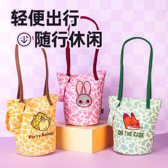 Disney 迪士尼学生辅导包 男女通用 便携大容量手提包 户外旅行手提包 多功能斜挎包