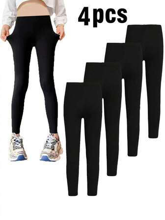 Ung flicka sommar Casual vardagliga Basic Leggings Set