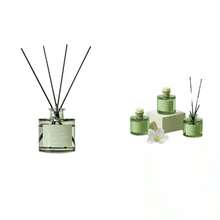 Difusor de Fragancia 50ml - Aroma Gardenia y Té Verde - Ambientador de Varillas para Hogar - Verde - Ver 1