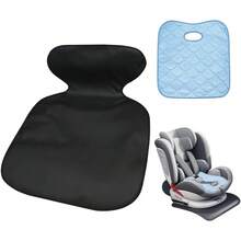 WALLFID - Juego de protectores de asiento de coche 2 en 1 – Protector universal de asiento de piel antideslizante + alfombrilla impermeable para derrames y entrenamiento para ir al baño - 1 - Ver 1