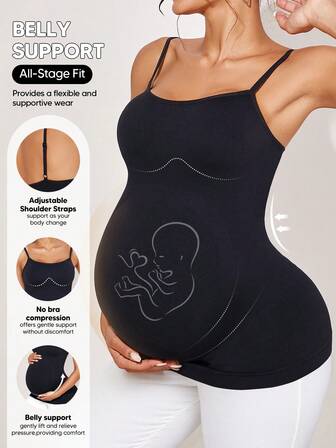 孕妇背心 褶皱无袖瑜伽上衣 无缝休闲装