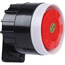 EstiloTendenciaDC 12V Alarma Cableada, Sirena De Bocina Ruidosa De Alarma De  Para El Hogar, Bocina Alarma Zumbador (120DB)Calidad PremiumVersióN Mejorada