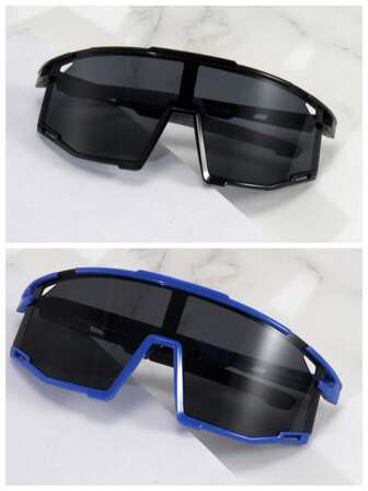 2 Pairs Fashionable Decorative Glasses Suitable For Teenagers, Sports, Running, Traveling, Hiking