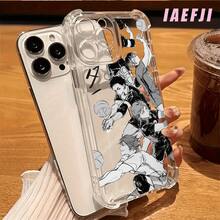 Funda de Teléfono Transparente con Cojín de Aire Antigolpes de Cuatro Esquinas para Tenis Boy, Adecuada para iPhone 16 Pro Max, 16 Pro Plus, Pro 11, 12, 13, 14, 15 Pro Max, X, Adecuada para Samsung A14/A15, A16/A34/A35/36/A54, A55/A56, Serie MOTOG30/G20/G54/G64/G260, Gruesa y Duradera, Resistente a Impactos y Anti-Huellas, Regalo de San Valentín para Parejas, Amigos y Familia - Mezcla de colores - Ver 3