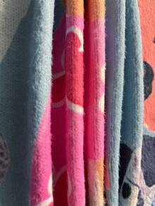 【全身印花】【轻薄】【毛衣】休闲可爱小狗图案圆领长袖针织时尚轻薄毛衣，女士秋冬款 - 淺藍色 - 查看 4