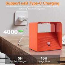 3-Color Wireless Motion Sensor Wall Light With Remote Control, 4000mAh Rechargeable Battery Powered LED Indoor Up/Down Wall Lamp, Dimmable Brightness, Suitable For Bedroom, Living Room, Corridor, Farmhouse - Three Colors + Remote Control - View 4