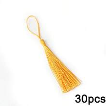 30pcs Tassels 8+5cm Long Pendant Craft Bookmark Keychain Tassels, Jewelry Making Keychain Tassels, Graduation Mini Tassels, Bookmark Tassels , DIY Materials