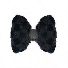 1个柔软座椅颈枕，座椅垫，毛绒防滑保暖舒适汽车座椅套，适用于秋冬季大多数车型 - 黑色 - 查看 15