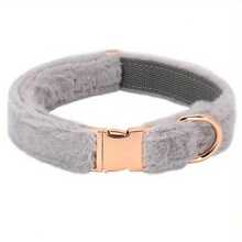 CP325 Customizable Soft & Warm Plush Winter Dog Collar, Designed Specifically For French Bulldog Pets - Multicolor - View 12
